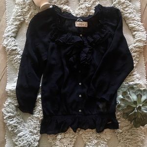 Abercrombie & Fitch Sheer Blouse